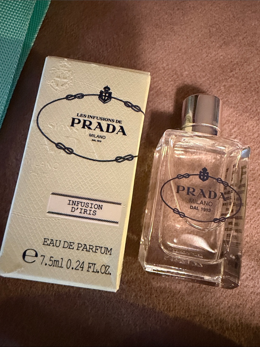 Prada Infusion D’Iris with bonus Fashion   in Mint Green Card /coin purse